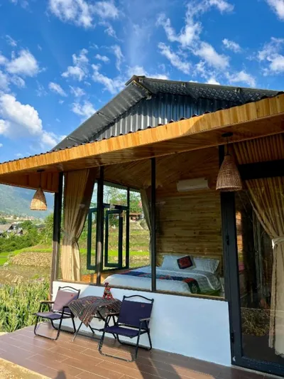 파티오가 있는 방갈로 — Pi Noong Cafe & Homestay